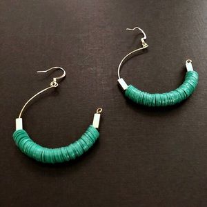 African Vulcanite Brass Crescent w/ Gold Hook